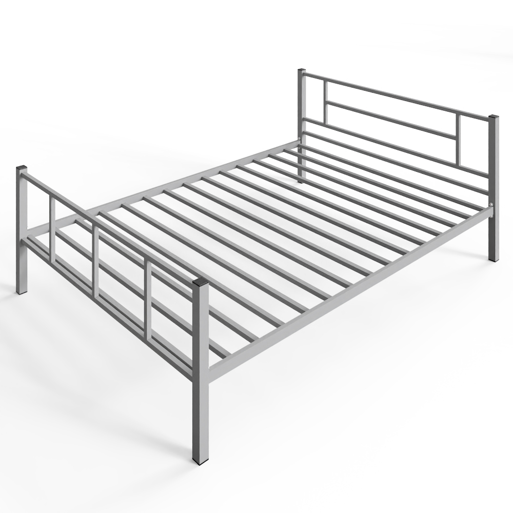 Кровать полутороспальная металлическая